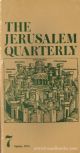 The Jerusalem Quarterly ; Number Seven, Spring 1978